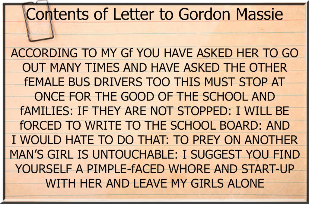 First Circleville Letter To Gordon Massie